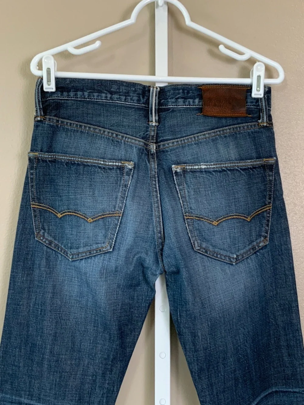 American Eagle Original Taper Distressed Jeans